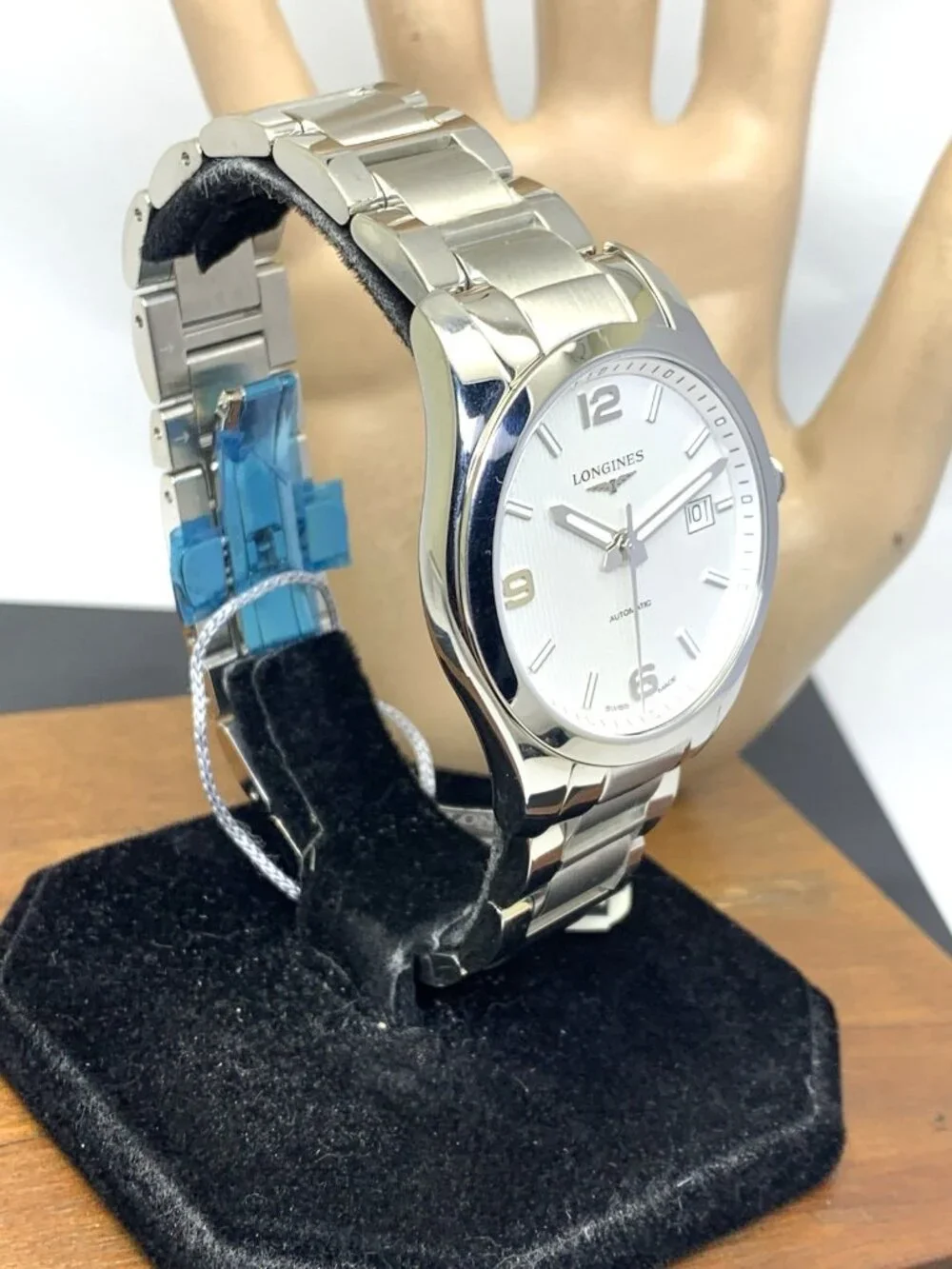 Longines Men's Watch L27854766 Conquest Swiss Automatic Silver Dial Steel 40mm